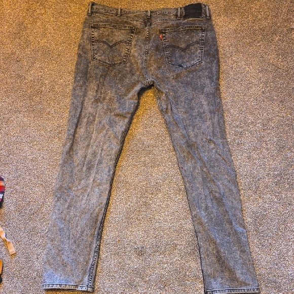 Levi's Men's Washed Gray Slim Jeans - Picture 2 of 5